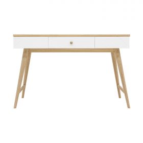 Bopita Paris Bureau Wit / Eiken