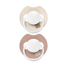 Difrax Glow Dynamic Fopspeen - 0-6 Mnd - 2 Stuks - Ivory / Beige Difrax Glow Dynamic Fopspeen - 0-6 Mnd - 2 Stuks - Ivory / Beige