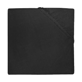 Jollein Hoeslaken Jersey 75 x 95 cm Zwart
