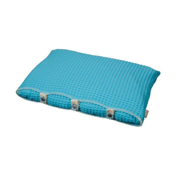 Koeka Opvouwbare Slaapzak Wafel / Flanel Antwerp Turquoise