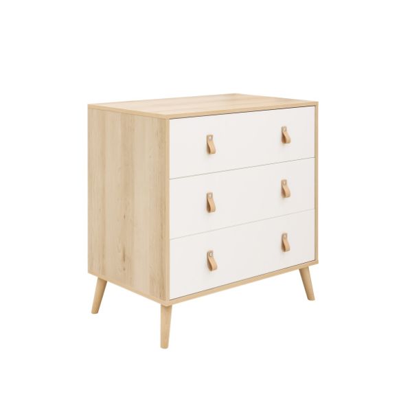 Bopita Jort Commode met Laden - Wit/Naturel