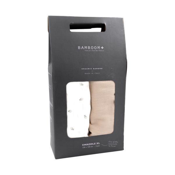 Bamboom Hydrofieldoek - 2 Stuks - 120x 120 cm - Fishes/Brasilian Sand Bamboom Hydrofieldoek - 2 Stuks - 120x 120 cm - Fishes/Brasilian Sand