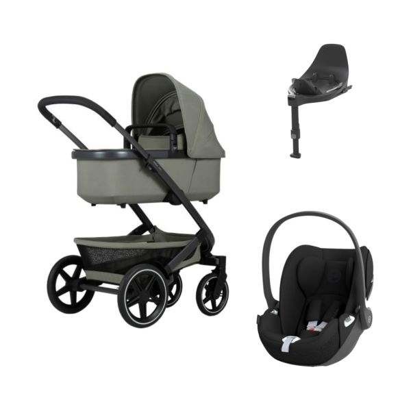 Joolz Geo 3 Kinderwagen 2-in-1 Sage Green | Cybex Cloud T | Cybex Base T