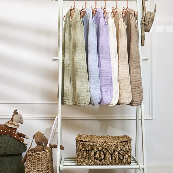 Meyco Baby Uni Zomerslaapzak - 90 cm - Pre-Washed Hydrofiel - Soft Sand Meyco Baby Uni Zomerslaapzak - 90 cm - Pre-Washed Hydrofiel - Soft Sand