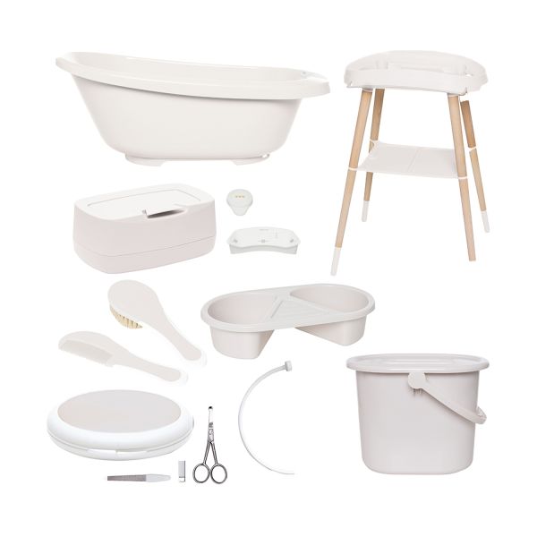 Bébé-Jou Sense Badset - 8-delig - Light Oat