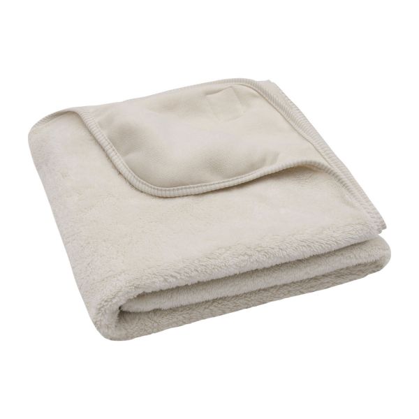 Jollein Deken Wieg - Basic Jersey/Sherpa - 75 x 100 cm - Oatmeal