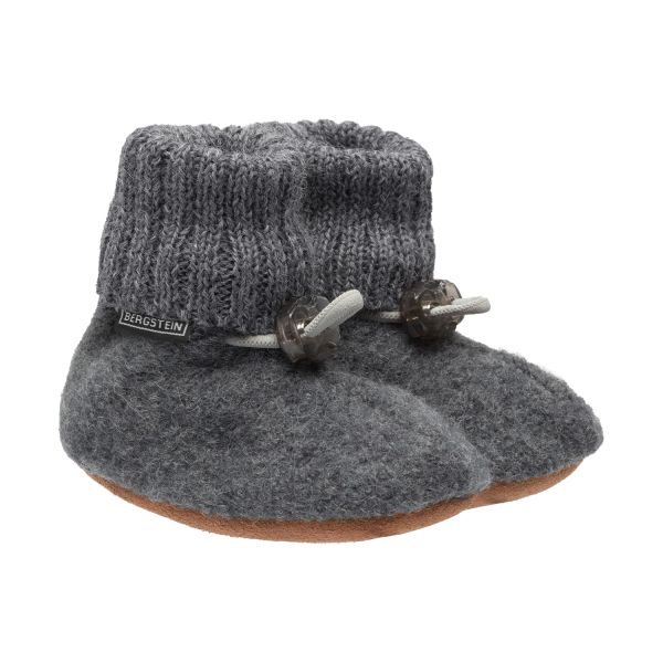 Bergstein Cozy Baby Slofjes - Mt. 18/19 - Grey 