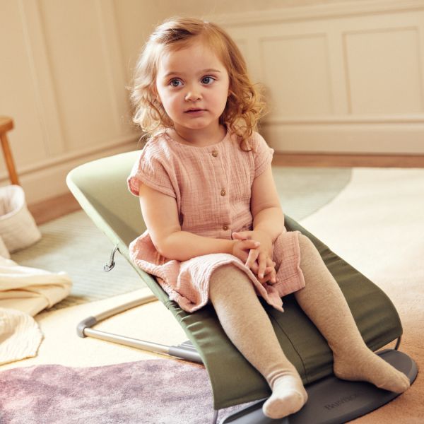 BabyBjörn Bliss Cotton Kroonblad Wipstoel - Donkergroen
