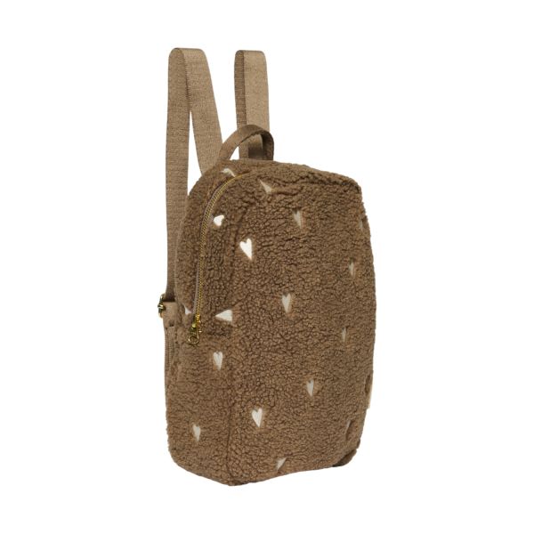 Studio Noos Teddy Hearts Mini Backpack - Brown