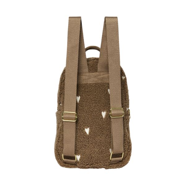 Studio Noos Teddy Hearts Mini Backpack - Brown