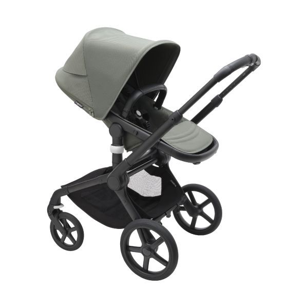 Bugaboo Fox 5 Kinderwagen 2-in-1 - Black / Forest Green | Maxi-Cosi Pebble Pro 2 Autostoeltje