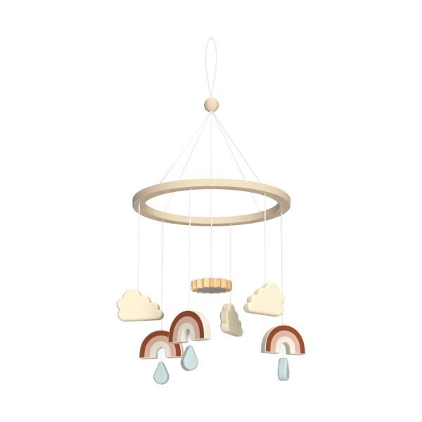 Cam Cam Copenhagen Rainbow - Houten Mobiel - Caramel Mix