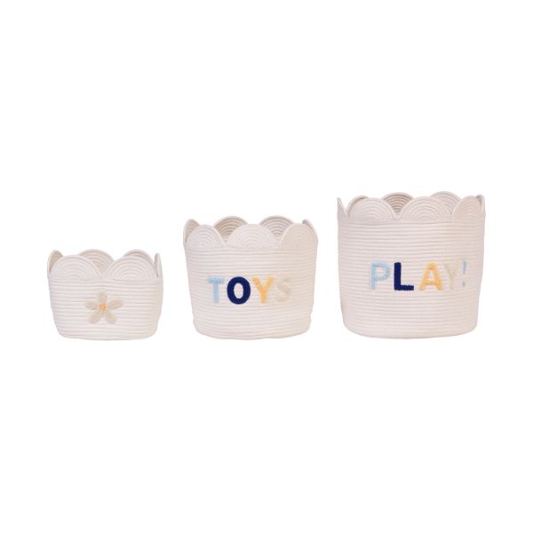 Childhome Flower Mand – 30 cm - Ecru