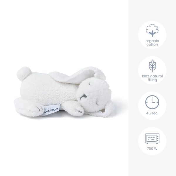Doomoo Snoogy Warmtekussen - Bunny - Milky