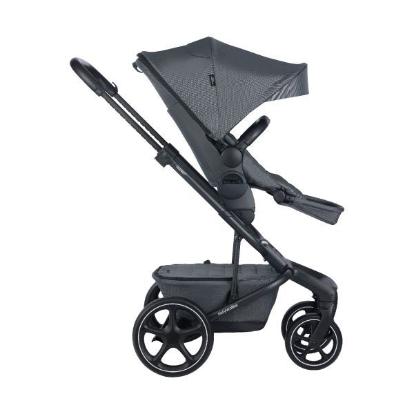 Easywalker Harvey 5 Premium Kinderwagen 4-in-1 - Mineral Grey | Maxi-Cosi Pebble 360 Pro 2 Autostoeltje | Maxi-Cosi FamilyFix 360 Pro