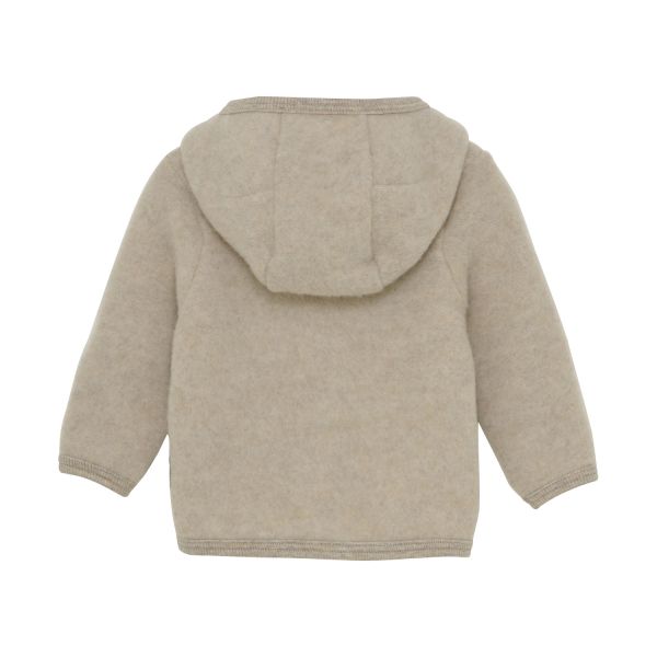 Enfant Huttelihut - Jasje Wool Fleece - Camel Melange - Mt.62 