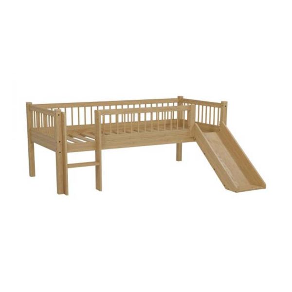 Vipack Forrest Halfhoogslaper Met Glijbaan 90x200 cm – Eik Vipack Forrest Halfhoogslaper Met Glijbaan 90x200 cm – Eik