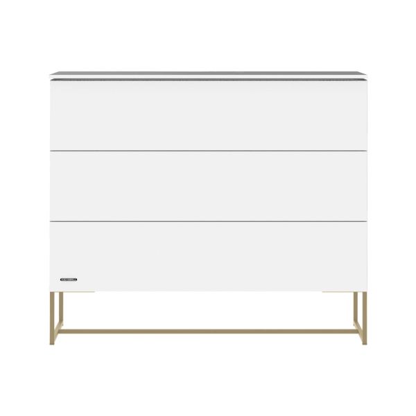 Kidsmill Intense II Commode - Wit / Patinated Brass