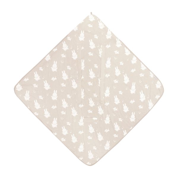 Jollein Miffy en Snuffy Wikkeldeken - Nougat Jollein Miffy en Snuffy Wikkeldeken - Nougat