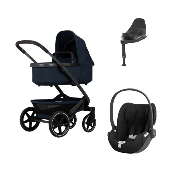 Joolz Geo 3 Kinderwagen 2-in-1 Navy Blue | Cybex Cloud T Plus Autostoeltje | Cybex Base T