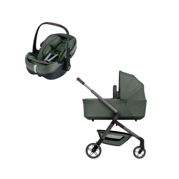 Joolz Hub 2 Kinderwagen 2-in-1 - Forest Green | Joolz X Maxi-Cosi Pebble 360 Pro 2 Autostoeltje - Forest Green
