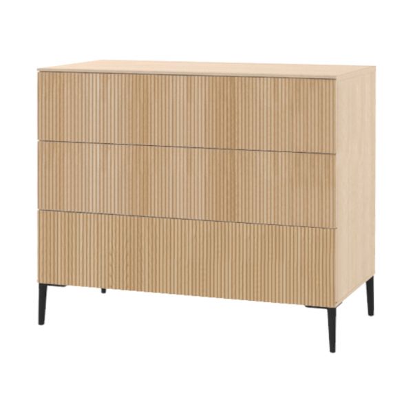 Kidsmill Levi Commode - Incl. Ronde Potenset - Eiken