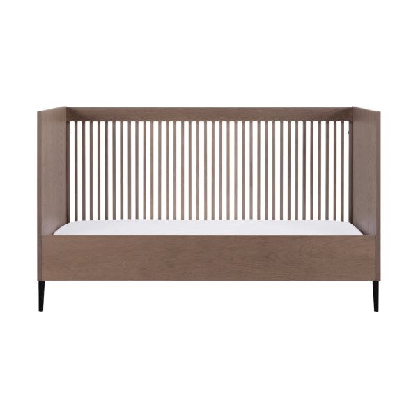Kidsmill Levi Ledikant 70x140 cm - Ronde Poot - Walnoot