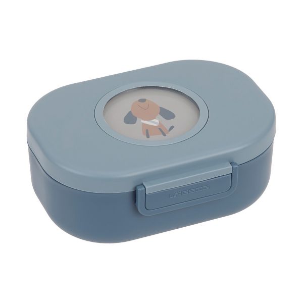 Lässig Style en Snack Pattern Party Lunchbox - Blue/Green