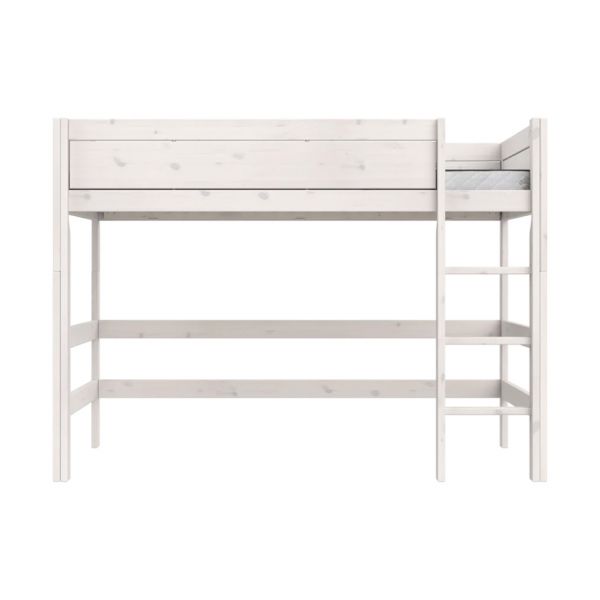 Life Time Hoogslaper Premium - White Wash - 152 cm - 120 cm