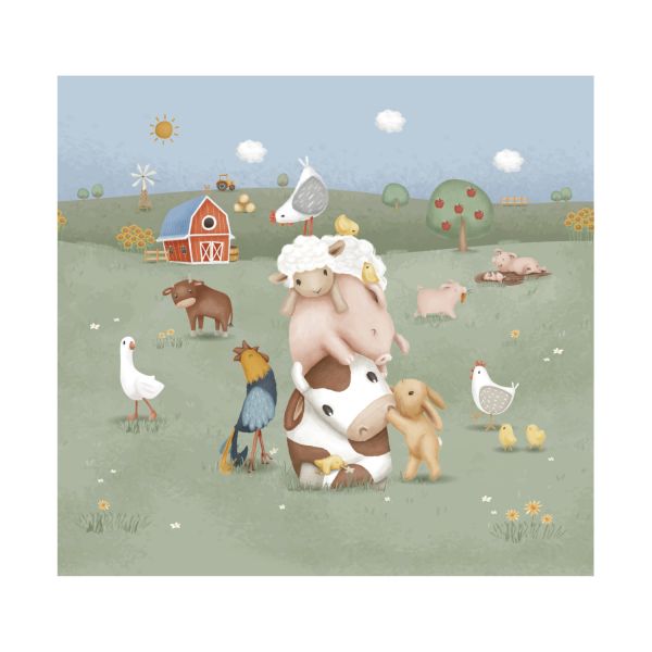 Little Dutch Fotobehang - Little Farm - 300x280 cm