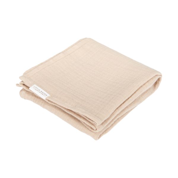 Little Dutch Baby Bunny Hydrofiel Doek - 70 x 70 cm - Beige - 2 Stuks