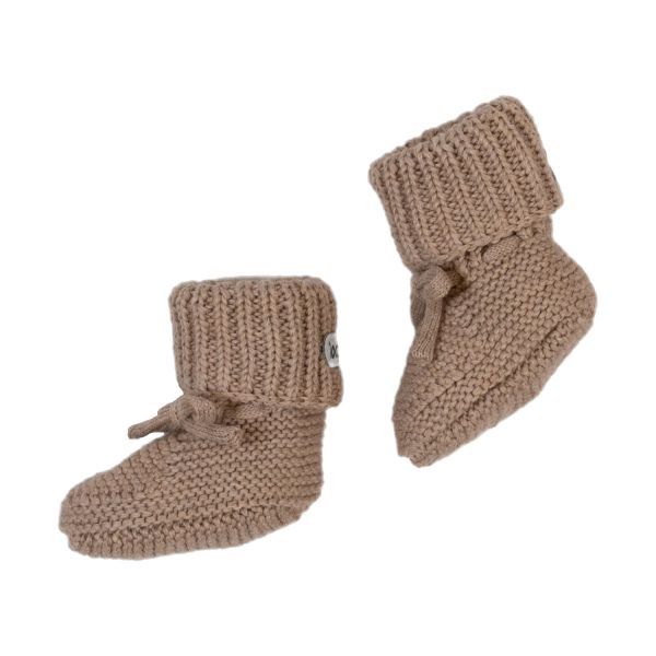 Lodger Knit Slofjes - 0-6 Mnd - Beige