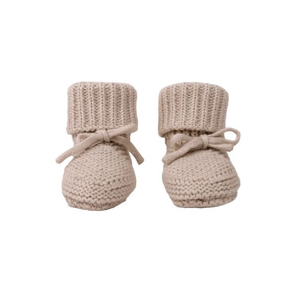 Lodger Knit Slofjes - 0-6 mnd - Birch
