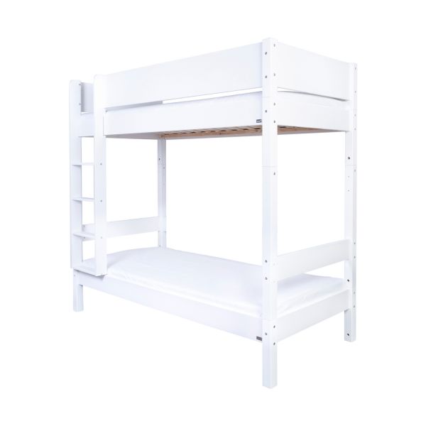 Manis-h MAIA Combinatie Hoog Stapelbed Met 2*Lattenbodem - 90 x 160 cm