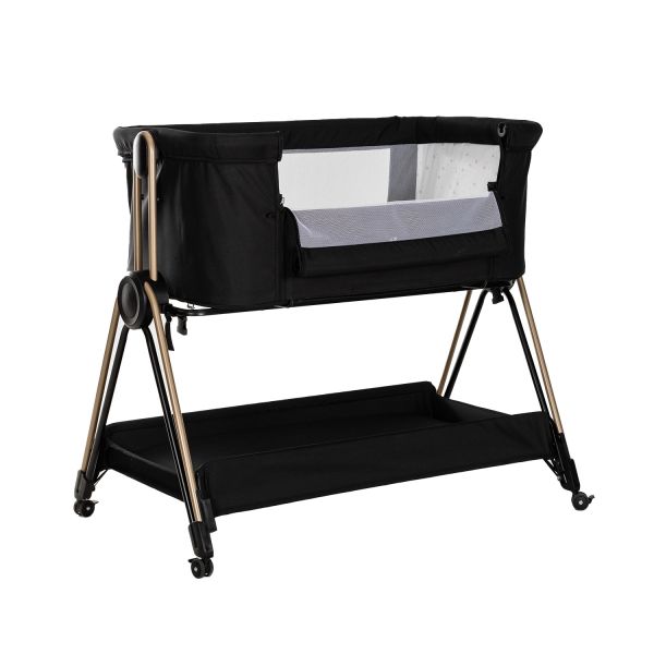 Puck Claire Co-Sleeper - Zwart / Goud
