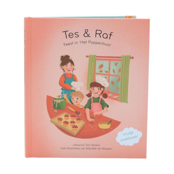 Tes & Raf Kinderboek - Feest in 'Het Poppenhuis'