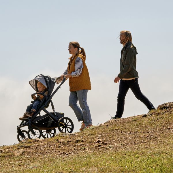 VEER Switchback &Roll Kinderwagen 2-in-1 - Donkergrijs / Zwart
