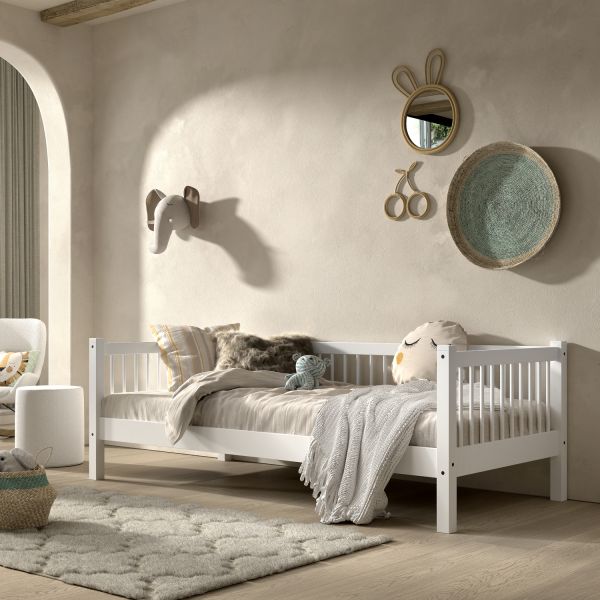 Vipack Forrest Kajuitbed - 90 x 200 cm - Beuk/Wit