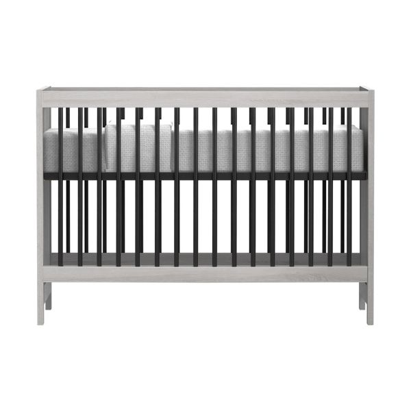 Europe Baby Vittoria Babybed Grijs / Zwart 60 x 120 cm