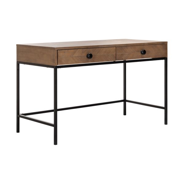 Europe Baby Beau Bureau Walnoot Incl. Metalen Onderstel