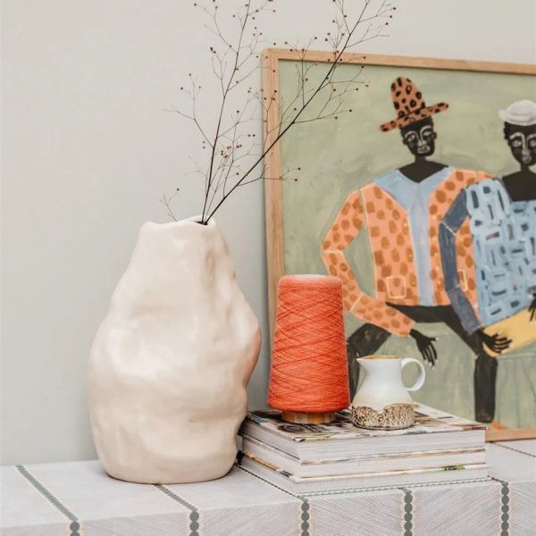Bibelotte Behang - Chevron - Denimblauw