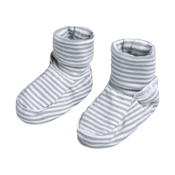 Baby's Only Slofjes Stripe - 0-3 Mnd - Nordic Blue