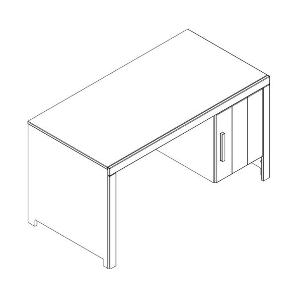 Vipack Erik Bureau Wit
