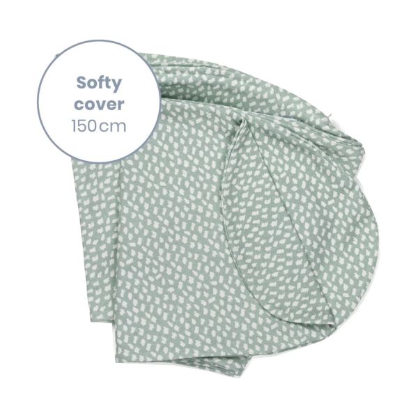 Doomoo Softy Cloudy Voedingskussenhoes Kaki