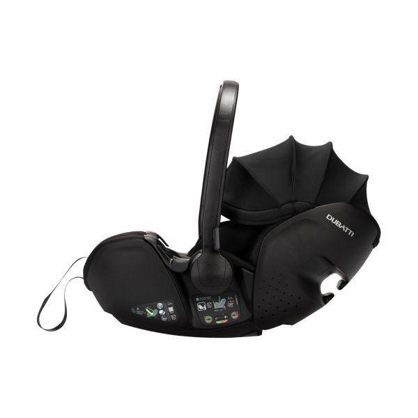 Dubatti One E5 Kinderwagen 3-in-1 - Black / Dark Brown - Sand | Dubatti by Römer Autostoeltje Babysafe Pro - Carbon Black