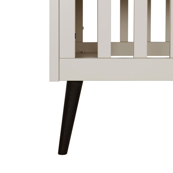 Europe Baby Sterre Babybed - Oatmeal / Zwart - 70 x 140 cm