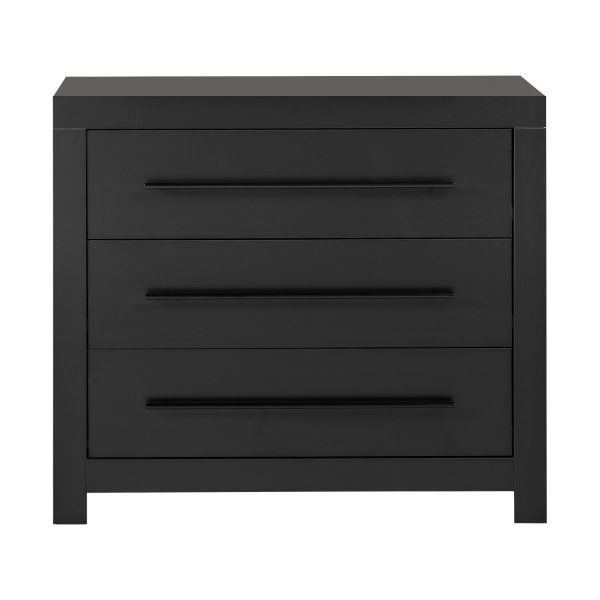 Europe Baby Vittoria III Babykamer Zwart | Bed 60 x 120 cm + Commode + Kast