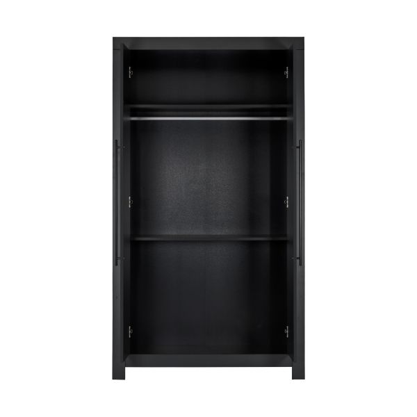 Europe Baby Vittoria III Babykamer Zwart | Bed 70 x 140 cm + Commode + Kast