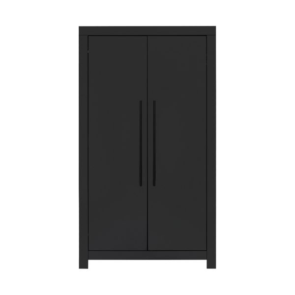 Europe Baby Vittoria III Babykamer Zwart | Bed 70 x 140 cm + Commode + Kast