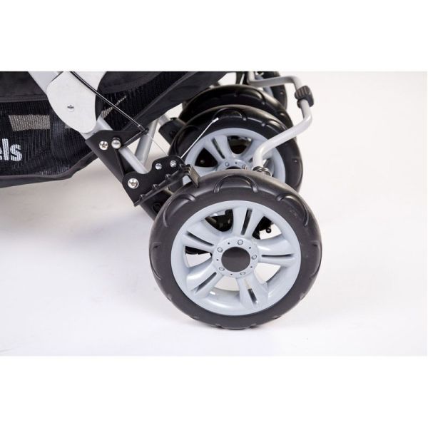 Childhome Wandelwagen - Quadruple Autobrake - Antraciet - 4 Kinderen